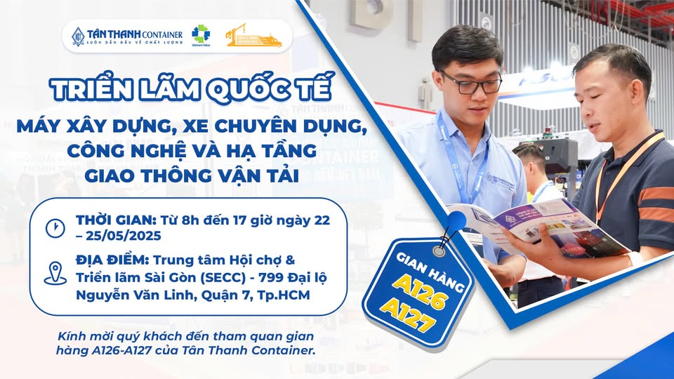 Triển lãm Quốc tế về máy xây dựng, xe chuyên dụng, công nghệ và hạ tầng giao thông vận tải